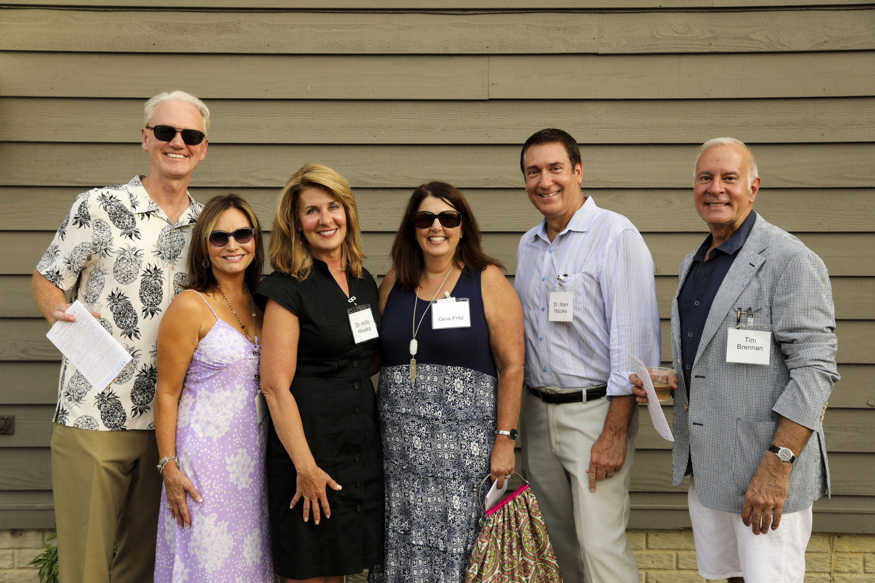Rich Fritz, Jen Seidl, Dr. Holly Houska, Gina Fritz, Dr. Mark Houska, Tim Brennan